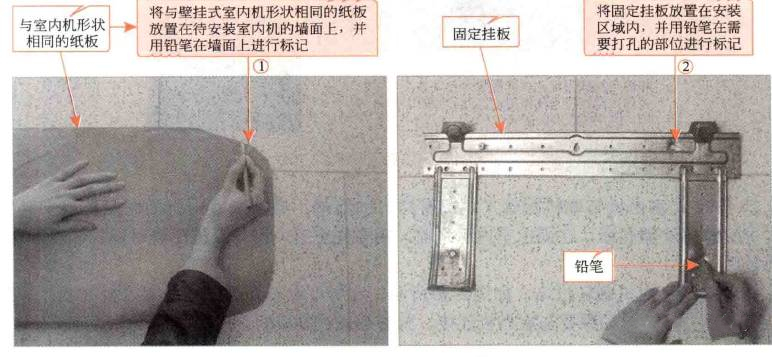 看呆鸡哥师傅图解挂壁室内机的安装步骤与方法，呆鸡哥安装维修平台