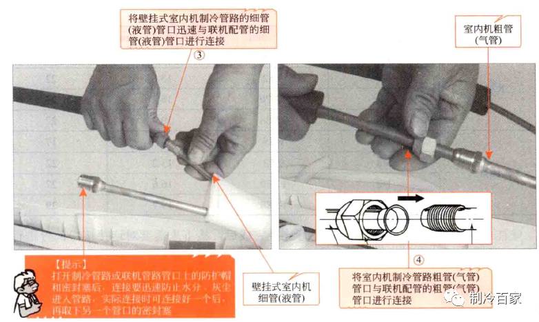 看呆鸡哥师傅图解挂壁室内机的安装步骤与方法，呆鸡哥安装维修平台