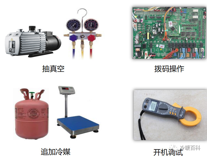 呆鸡哥师傅讲解多联机工作原理与规范安装步骤，呆鸡哥安装维修平台