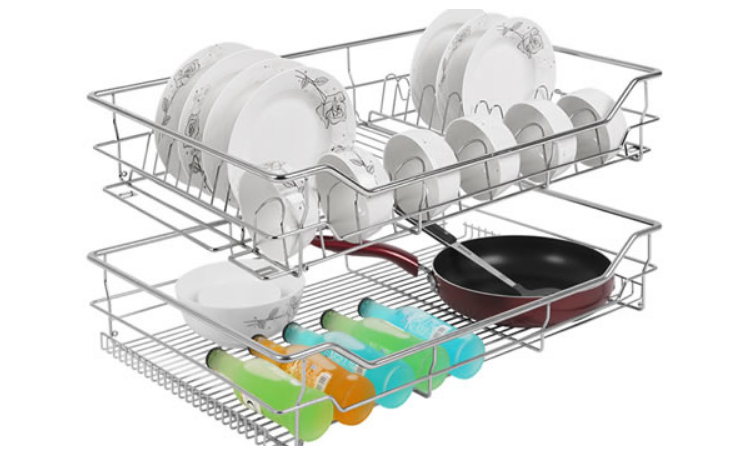 【厨房拉篮安装】厨柜拉篮怎么安装？呆鸡哥分享安装橱柜拉篮步骤图解