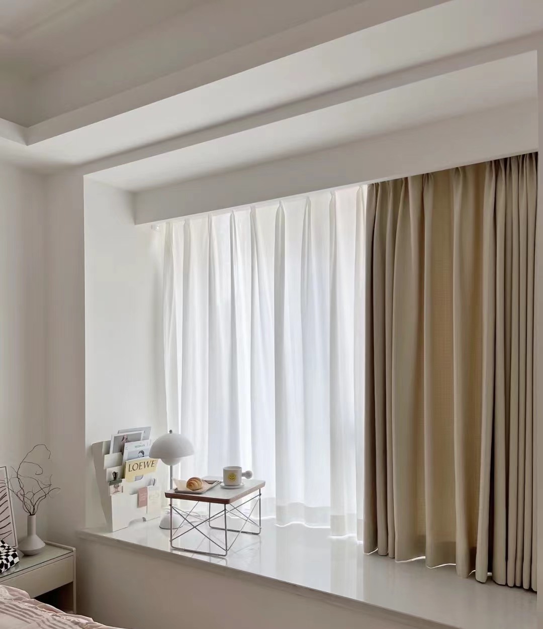 飘窗窗帘如何设计安装，才能又好看又实用？