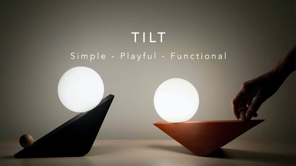 英国设计“Tilt 倾斜灯”：换个角度，为生活点亮美好仪式感