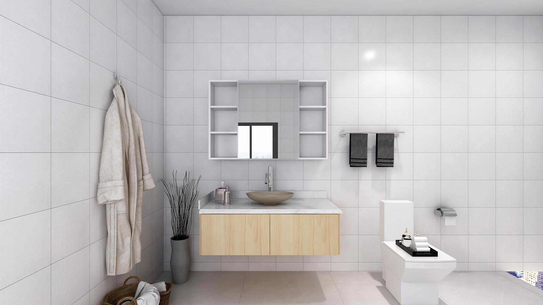浴室柜防潮有重点 关注材料和内部空间